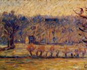 卡米耶 毕沙罗 : The Coast at Vaches-Bazincourt